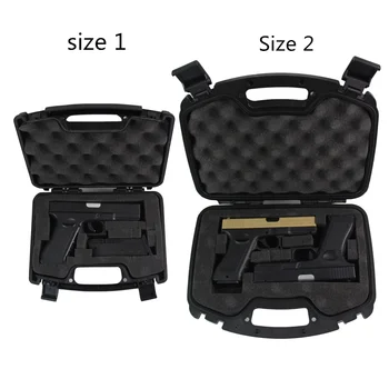Visoka Kakovost Airsoft ABS Taktično Težko Pištolo Polje Lov torbica Pištolo Primeru Oblazinjeni Pena Podloga za pištolo lovski pribor