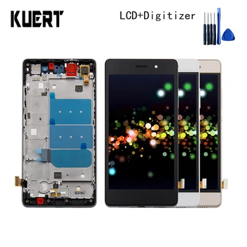 Visoka Kakovost LCD Za Huawei P8 lite ALE-L04 ALE-L21 LCD-Zaslon, Zaslon na Dotik, Računalnike Montaža Z Okvirjem Brezplačna dostava