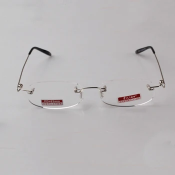 Visoka Kakovost Unisex Moški Ženske Prilagodljiva Bralcev Očala Očala Brez Okvirjev Obravnavi Očala S Primeru 1.00-4.00