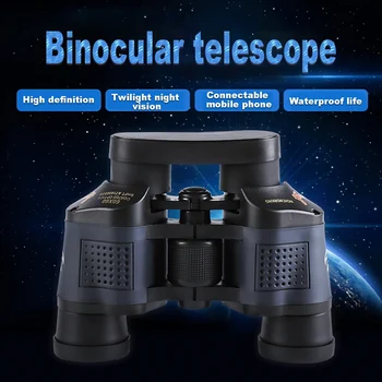 Visoko Jasnost Teleskop 60X60 Daljnogled HD High Power za Zunanjo Lov Kampiranje Optični Night Vision kateri je daljnogled Omejeno Zoom
