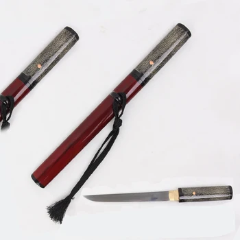 Visoko Kakovostna Japonska Pravi Tanto Ročno Samuraji Meč Majhen Nož Zložiti Jekla Rezilo Polno Tang Ostrino-Pismo Odpirač