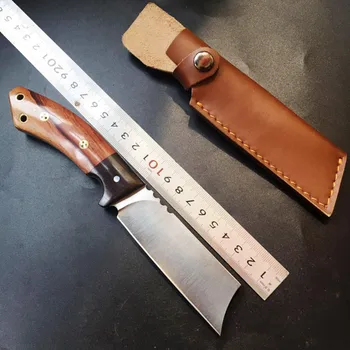 Visoko kakovostna zunanja lovski nož zelo Oster Ročno slasher Taktični Boj fiksno rezilo, nož za kampiranje preživetje noži EOS