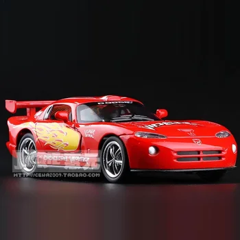 Visoko Simulacije Lepe Diecasts&Igrača Vozil KiNSMART Avto Styling Dodge Viper GTS-R Superšportnega 1:36 Zlitine Diecast Model Igrača Avto