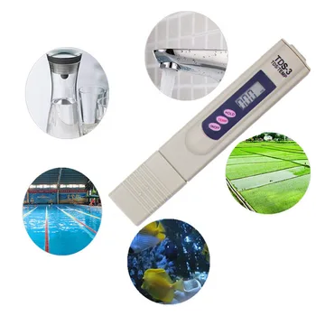 Voda Čistosti Filtra Natančno Spremljanje TDS Temp Meter TDS-3 Digitalni TDS Meter Akvarij Bazen Kakovosti Vode za Testiranje Hold Funkcija