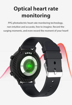 VOHE EKG PPG Pametno Gledati Z Bluetooth Klice Smartwatch Moški Ženske Nepremočljiva Srčni utrip, Krvni Tlak Kisika v Krvi, Monitor