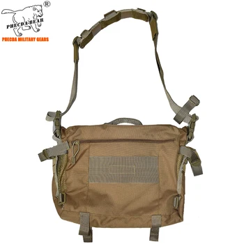 Vojaška torba taktično laptop torba 1000D messenger bag EOS kit vrečko 14 palčni vojaški torbi, cross body bag vojske plakat vrečko