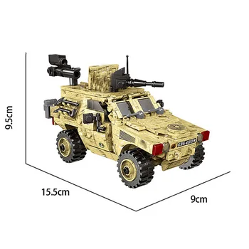Vojaške serije Svetovne Vojne, francoska Vojska VBL oklepna vozila DIY model Gradnike, Igrače, Darila