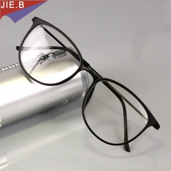 Volfram, titan moški retro očala okvir ženska mačka oči optični računalnik kratkovidnost očal okvir