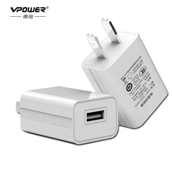 Vpower Polnilnik USB Universal Hitro Polnjenje Potovalni Adapter 5V1A EU NAS Plug Za iPhone x Samsung s9 Xiaomi polnilnik USB