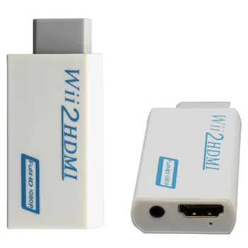 Vrhunska 1M Kabel HDMI HDMI Moški-Moški Kabel, Wii, Da HDMI Wii2HDMI Adapter Pretvornik Podpira 1080P 3.5 mm Audio Video Izhod