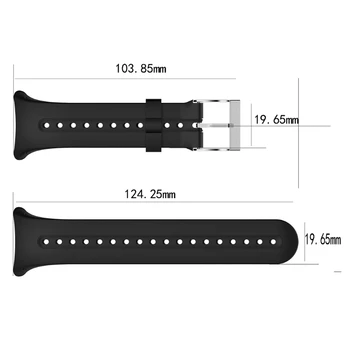 Vrhunska Kakovost Nove Nadomestne Silikonski Watch Band Zapestje Trak Z Orodji za Garmin Swim Watch MAJ-17.