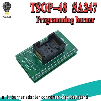 Vrhunska TSOP48, da DIP48 adapter,TSOP48 test vtičnico 0,5 mm Igrišču za RT809F RT809H in za XELTEK USB Programer