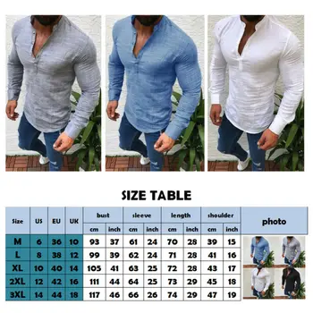 Vroče Moda za Moške Slim V Vratu Dolg Rokav Mišice Majica Priložnostne Fit Vrhovi Bluzo Moški Barva Priložnostne Modne Majice Plus Velikost