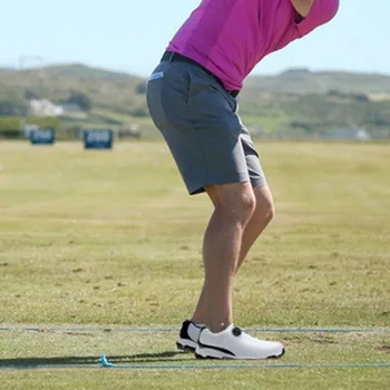 Vroče Prodaje Golf Golf Čevlji Moški Športni Nepremočljiva Obutev Dihanje Gumbi Sponke Anti-slip Usposabljanje Superge N66
