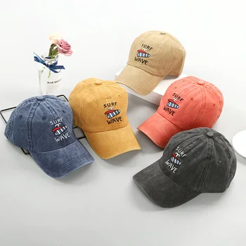 Vroče prodaje pranje modni retro stiski SURF baseball caps za moške in ženske na prostem, prosti čas, šport dežnik klobuki golf skp