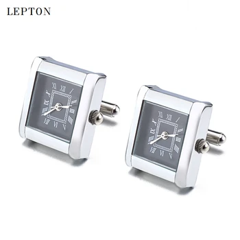 Vroče Prodajo Pravi Baterija Digitalni Watch zapestne gumbe Za Moške Lepton Ure zapestne gumbe Watch manšetni za Moški Nakit Relojes gemelos