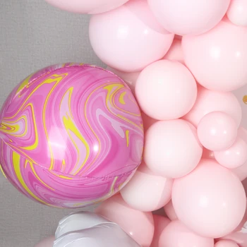 Vroče prodajo roza balon verige kombinacija rojstni dan, poroko soba dekoracijo nastavite balon dekoracijo stranka dobave