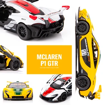 Vroče Prodajo Visoko Simulacije Superšportnega McLaren P1 Avto model 1:32 Zlitine Potegnite Nazaj Otrok Avto Igrača 2 Odprite Vrata Otroke Darila na Debelo