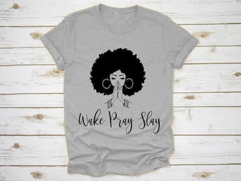 Wake Molite Ubil T-Shirt Smešno Grafični Pismo Priložnostne Wake Sloan Tee Črna Kraljica Dekle Moči Feministične Majica Grunge ponudbo Vrhovi