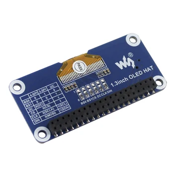 Waveshare je 1,3-palčni OLED Zaslon KLOBUK Širitev Odbor za Raspberry Pi 2B/3B/Nič/Nič W 128x64 slikovnih Pik SPI I2C Vmesnik SH1106