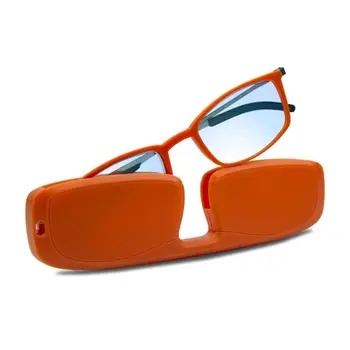 WEARKAPER Anti-Modra Svetloba Obravnavi Očala Pravokotne Oblike Ultra-Lahka, Ultra-Kompaktno Ohišje za Vaš Dnevni Nosijo Očala, Denarnice
