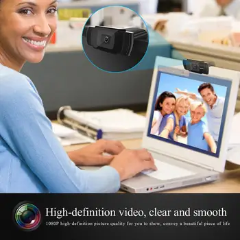 Webcam 1080p Računalnik, Kamero USB 4k Spletna Kamera 60fps Z Mikrofonom Polni 1080p HD Webcam Za Prenosni RAČUNALNIK веб камера 720P 6 Vrsta