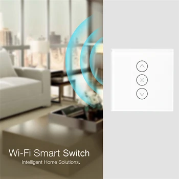 Wifi Smart Steno Dotik Svetlobe Zatemnilno Stikalo NAS Standard APP Daljinski upravljalnik Deluje z Amazon Alexa in Google Doma