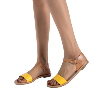 Womail Romov Ravno Mešane Barve Peep Toe Sandale Priložnostne Čevlji Ženske Sandale Modni Visoke Kakovosti Sandali Ženske 2020 Nov Slog