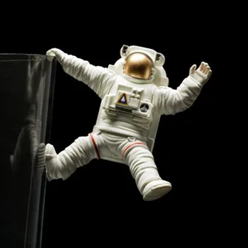 WU CHEN LONG Kapsula Igrače Kozmonavt Dekoracijo Astronavt Pokal Kip Astronavt Umetnosti Kiparstvo Smolo Obrti Doma Dekoracijo R3409