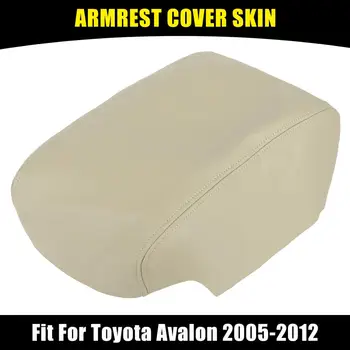 X Autohaux sredinski Konzoli Kritje za Toyota Avalon 2005-2012 Armrest Pad Zamenjava Mikrovlaken Usnje, Bež Nepremočljiva