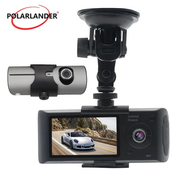 X3000 R300 Vozila Avto DVR 3D G-Senzor Z GPS Cam Video Snemalnik Dual Camera 2,7-Palčni TFT LCD zaslon, Dual Objektiv 140 Stopnja širokokotni