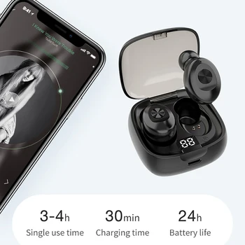 XG8 Digitalni TWS Bluetooth 5.0 Mini V uho IPX5 Nepremočljiva Šport Ušesnih Čepkov Stavko Brezžične Stereo Slušalke Za Telefon