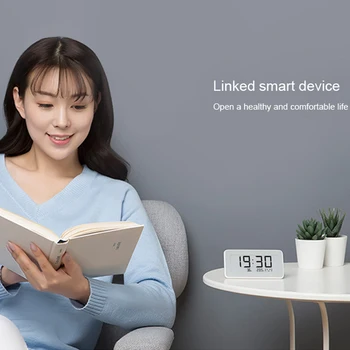Xiaomi MiaoMiaoCe E-Link ČRNILO LCD Zaslon Digitalna ura Vlage Meter Visoko Precizne Termometer, Temperaturo, Vlažnost Senzor