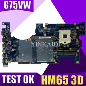 XinKaidi G75VW Prenosni računalnik z matično ploščo za ASUS G75VW G75V G75VX Test original mainboard HM65 3D