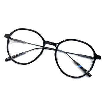 XojoX Krog Končal Kratkovidnost Očala Ženske Moški Blu-ray Kratek Pogled Očala Retro Kratkovidan Dioptrije -1.0 -1.5 -2.0 -2.5 -3.5