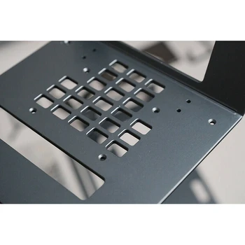 XTIA Xproto A4 Mini-ITX Odprite Ohišje Mini Stolp Primeru Temno Siva Računalnik Primeru
