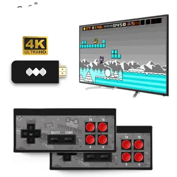 Y2 4K Video Igra Konzola, Vgrajen v 568 Klasične Igre Mini Retro Konzole Brezžični Krmilnik Izhod Dvojno Igralcev