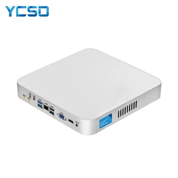 YCSD Mini PC računalnik Intel Core i7 7500U i5 7200U 3317U 4200U Procesor windows/10 linux Gaming PC 4K UHD HTPC VGA, WiFi namizje