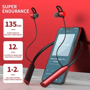 YD08 Visi Šport Magnetni Bluetooth 5.0 Slušalke Slušalke Stereo Športne Slušalke Magnetni Brezžične slušalke Nepremočljiva