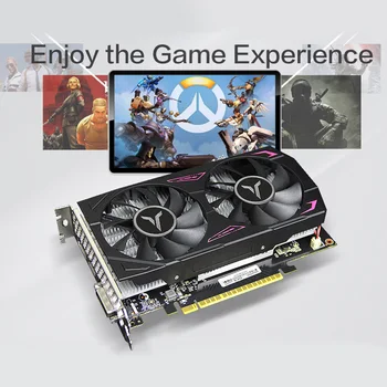 Yeston GeForce GTX 1650 GPU 4GB GDDR6 128 bit Gaming Namizni računalnik PC Video Grafične Kartice podpirajo DVI-D/HDMI je združljiv/DP