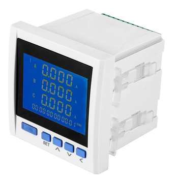 YG889E-9SY trifazni Multifunkcijski LCD Digitalni Volt Amp Moči Meter Energije Akumulacije RS-485 Omrežja Tabela