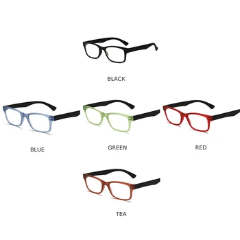 Yoovos 2021 Obravnavi Očala Za Ženske 2021 Modra Svetloba Moških Očala Kvadratnih Retro Očala Anti-Utrujenost Lunette De Predavanje Homme