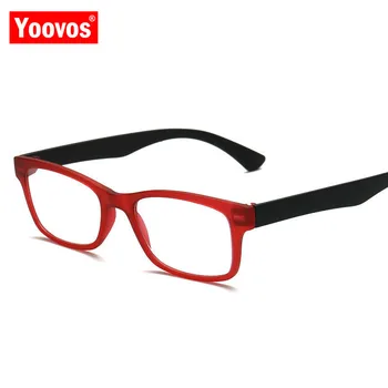 Yoovos 2021 Obravnavi Očala Za Ženske 2021 Modra Svetloba Moških Očala Kvadratnih Retro Očala Anti-Utrujenost Lunette De Predavanje Homme