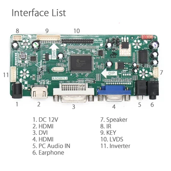 Yqwsyxl komplet za LM215WF3(SL)(K1) LM215WF3-SLK1 1920X1080 LCD zaslon HDMI+DVI+VGA LCD LED zaslon gonilnik Krmilnika Odbor