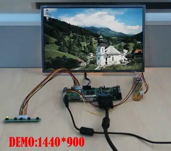 Yqwsyxl Nadzorni Odbor Spremlja Komplet za LP154WX4-TLC5 LP154WX4(TL)(C5) HDMI + DVI + VGA LCD LED zaslon Krmilnik Odbor Voznik