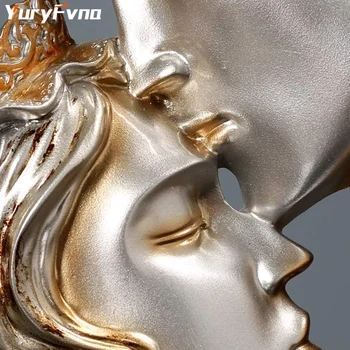 YuryFvna Smolo Ustvarjalne Ljubitelje Abstraktno Kiparstvo Kip Par Poljubljanje Romantična Slika Domov Spominkov Poroko Dobave