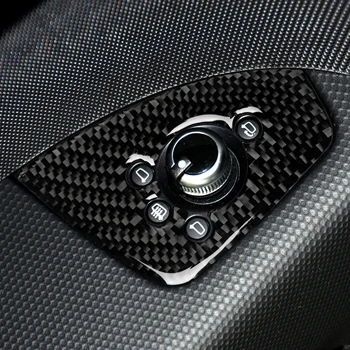 Za Audi TT 8n 8J MK123 RS 2008-Ogljikovih Vrat Ročaj Nalepke Okno Dvižno Plošča Zajema Stikalo Gumb Okvir Trim Avto Styling