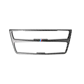 Za BMW F30 F34 1 Serija Dodatki Notranjost Avtomobila Ogljikovih Vlaken klimatska Naprava CD Plošči Konzole Kritje Trim Avto Styling