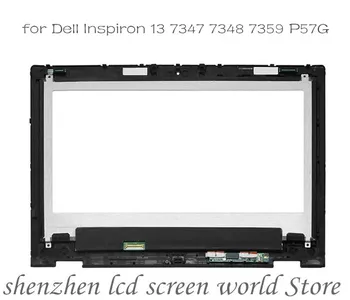 Za Dell Inspiron 13 7000 7347 7348 7359 P57G LTN133HL03-201 NV133FHM-N45 Celoten Zaslon LCD na Dotik, Računalnike Zaslon Skupščine+Ploščo