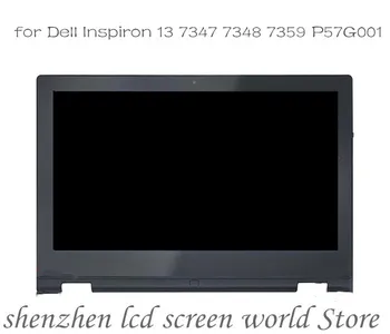 Za Dell Inspiron 13 7000 7347 7348 7359 P57G LTN133HL03-201 NV133FHM-N45 Celoten Zaslon LCD na Dotik, Računalnike Zaslon Skupščine+Ploščo